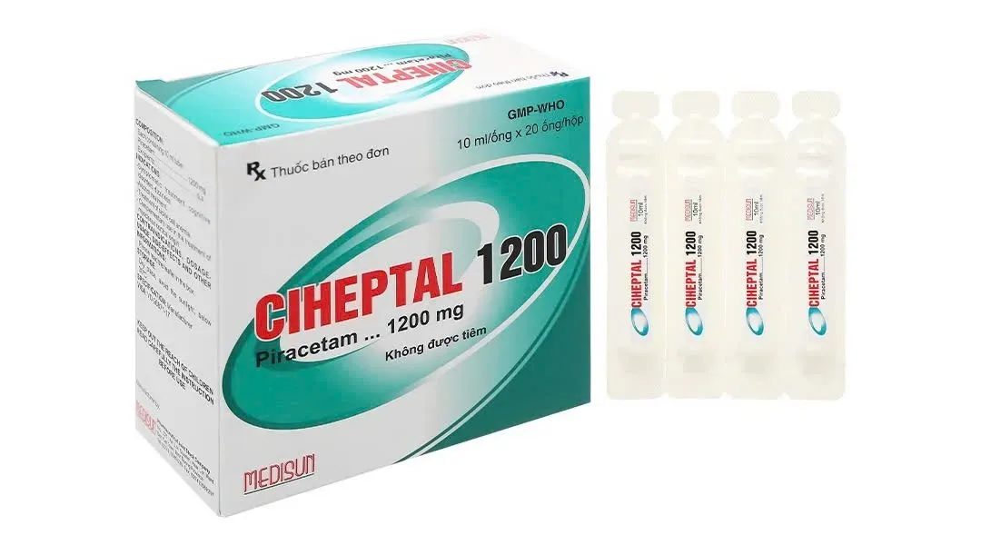 Ciheptal 1200mg Medisun (H/20o/10ml) – Tăng cường nhận thức & hỗ trợ não